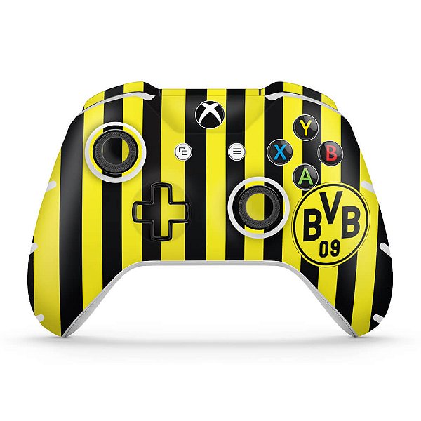 Skin Xbox One Slim X Controle - Borussia Dortmund BVB 09