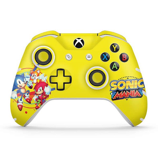 Skin Xbox One Slim X Controle - Sonic Mania
