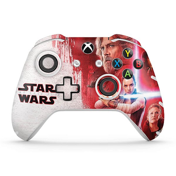 Skin Xbox One Slim X Controle - Star Wars The Last Jedi