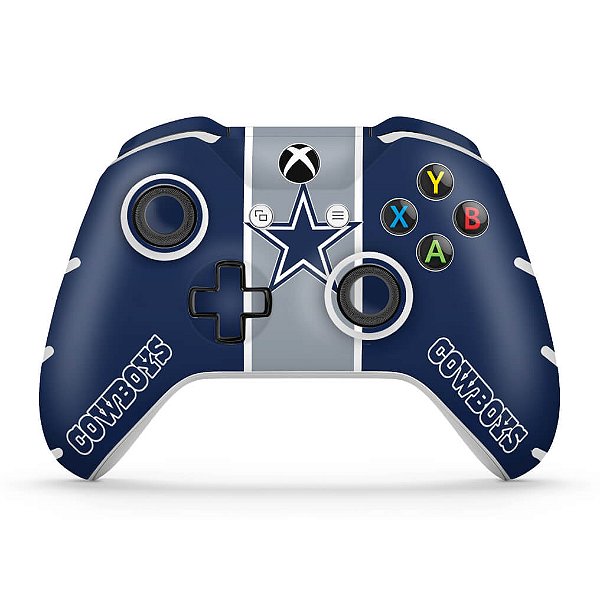 Skin Xbox One Slim X Controle - Dallas Cowboys NFL