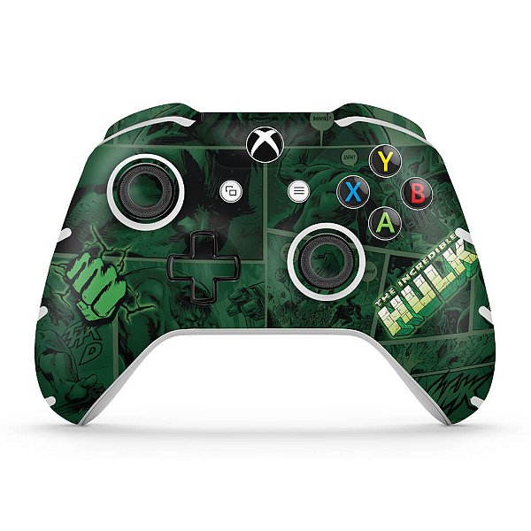 Skin Xbox One Slim X Controle - Hulk Comics