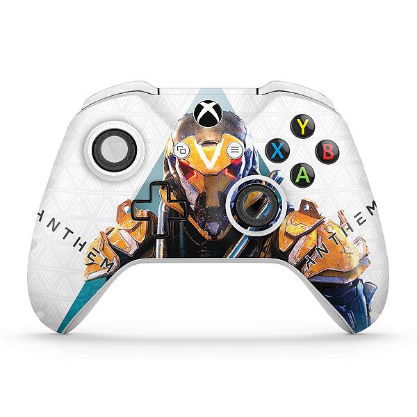 Skin Xbox One Slim X Controle - Anthem