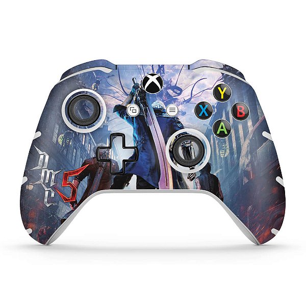 Skin Xbox One Slim X Controle - Devil May Cry 5