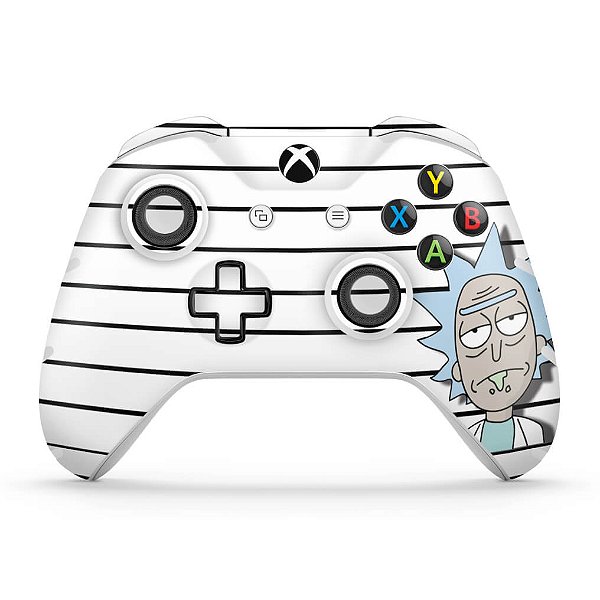 Skin Xbox One Slim X Controle - Rick Rick and Morty