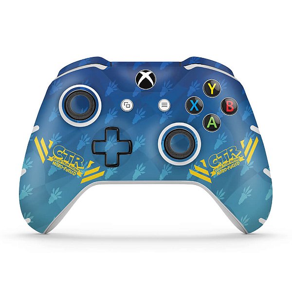 Skin Xbox One Slim X Controle - Crash Team Racing CTR