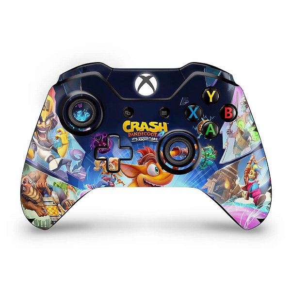 Skin Xbox One Fat Controle - Crash Bandicoot 4