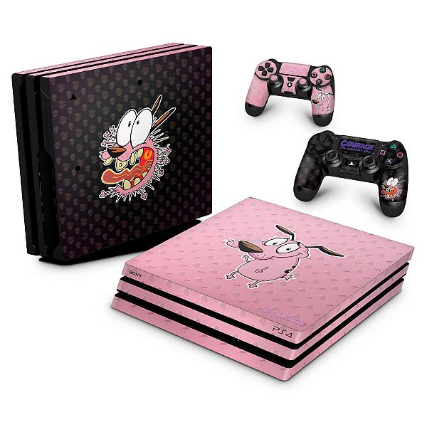 PS4 Pro Skin - Coragem: O cão covarde