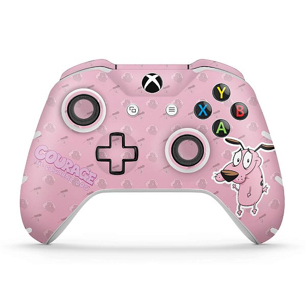 Skin Xbox One Slim X Controle - Coragem: O cão covarde