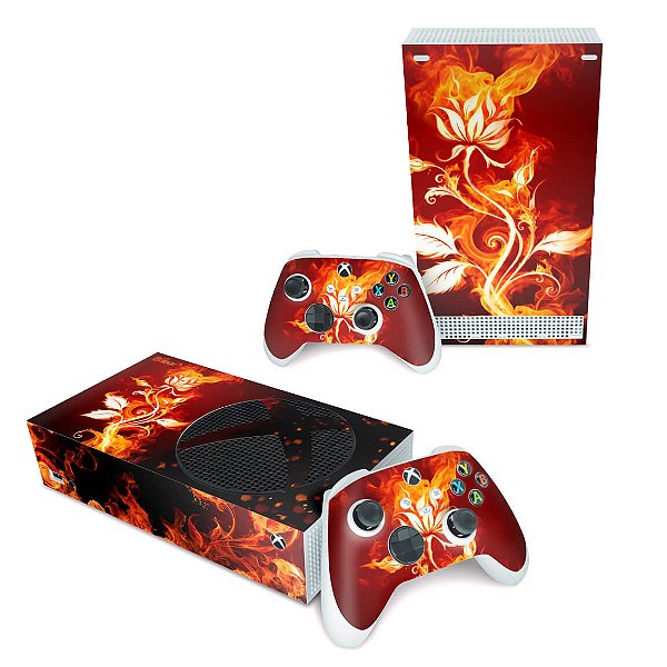 Xbox Series S Skin - Fire Flower