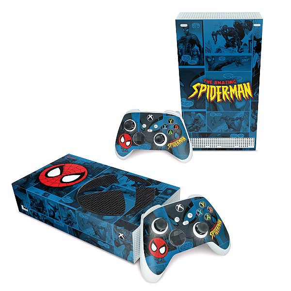 Xbox Series S Skin - Homem-Aranha Spider-Man Comics