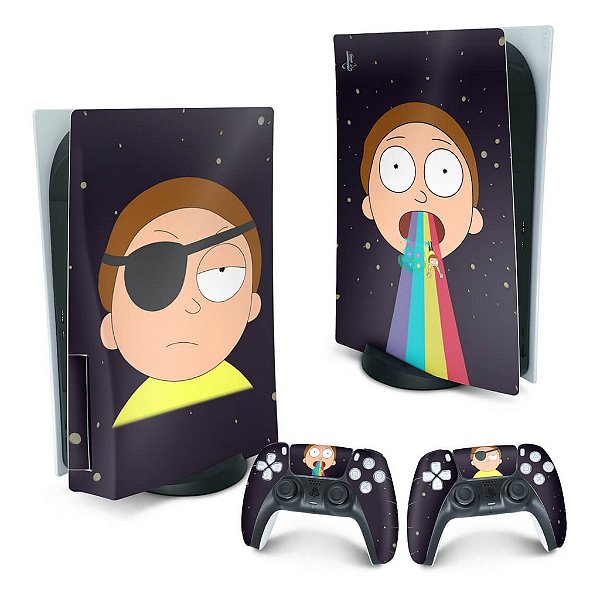 PS5 Skin - Morty Rick And Morty