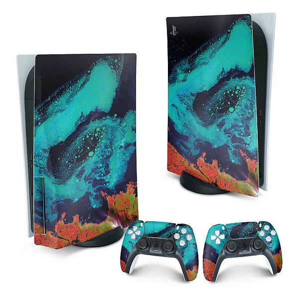 PS5 Fat Skin - Abstrato #105