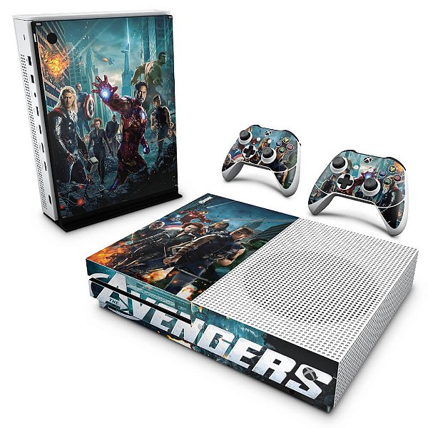 Xbox One Slim Skin - The Avengers - Os Vingadores