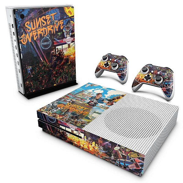 Xbox One Slim Skin - Sunset Overdrive