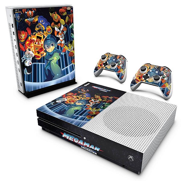 Xbox One Slim Skin - Megaman Legacy Collection