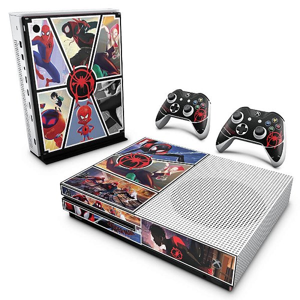 Xbox One Slim Skin - Homem-Aranha no Aranhaverso