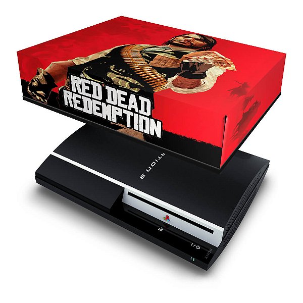 PS3 Fat Capa Anti Poeira - Red Dead Redemption