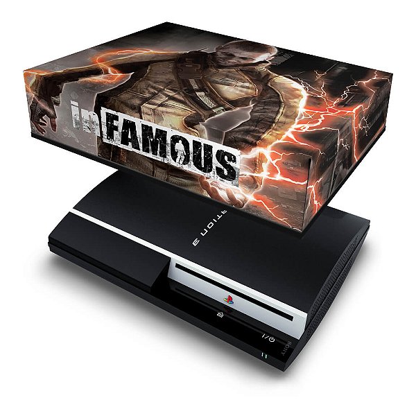 PS3 Fat Capa Anti Poeira - Infamous 2