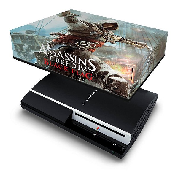 PS3 Fat Capa Anti Poeira - Assassins Creed IV Black Flag
