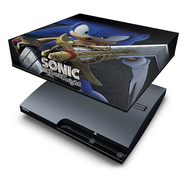 PS3 Slim Capa Anti Poeira - Sonic Black Knight