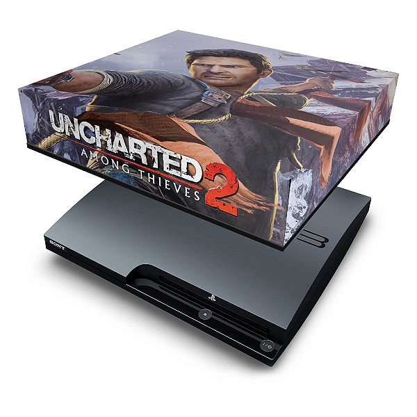 PS3 Slim Capa Anti Poeira - Uncharted 2