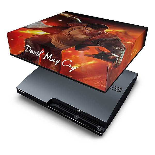 PS3 Slim Capa Anti Poeira - Dmc Devil May Cry