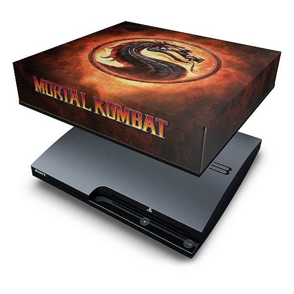 PS3 Slim Capa Anti Poeira - Mortal Kombat