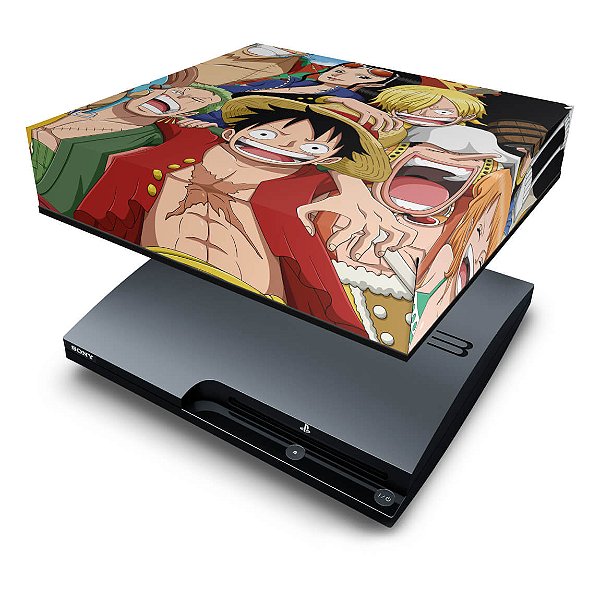 PS3 Slim Capa Anti Poeira - One Piece