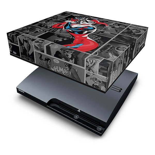 PS3 Slim Capa Anti Poeira - Arlequina Harley Quinn