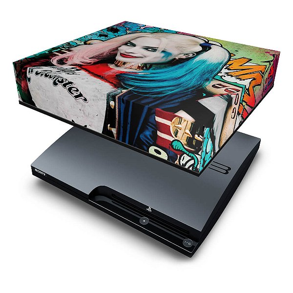 PS3 Slim Capa Anti Poeira - Esquadrão Suicida Coringa