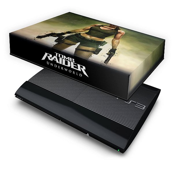 PS3 Super Slim Capa Anti Poeira - Tomb Raider