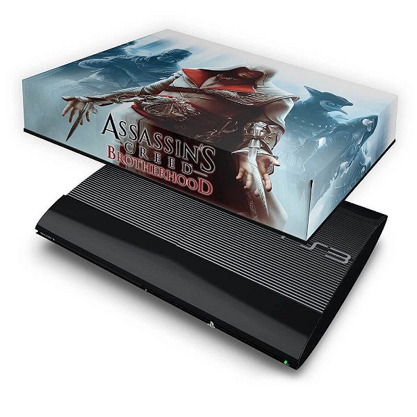 PS3 Super Slim Capa Anti Poeira - Assassins Creed Brotherhood #C