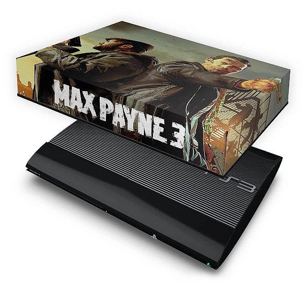 PS3 Super Slim Capa Anti Poeira - Max Payne 3