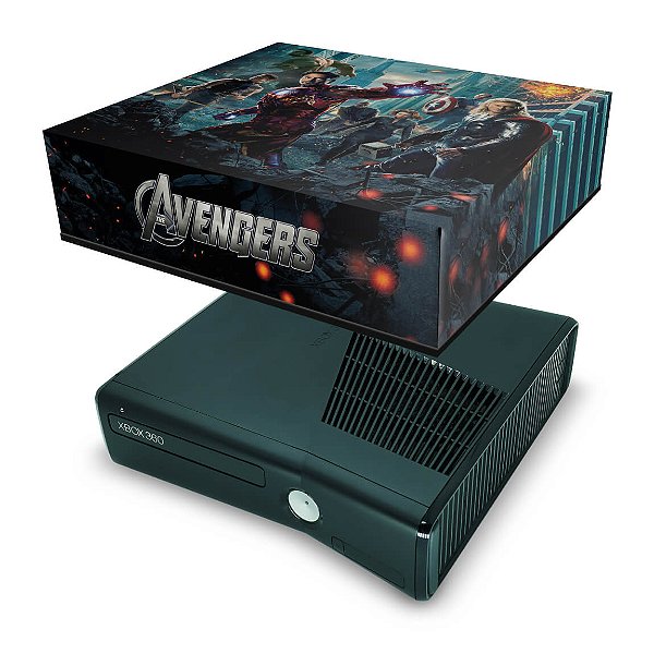 Xbox 360 Slim Capa Anti Poeira - Avengers Vingadores