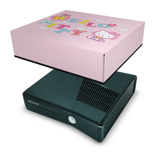 Xbox 360 Slim Capa Anti Poeira - Hello Kitty