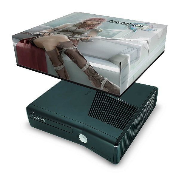 Xbox 360 Slim Capa Anti Poeira - Final Fantasy Xiii #a