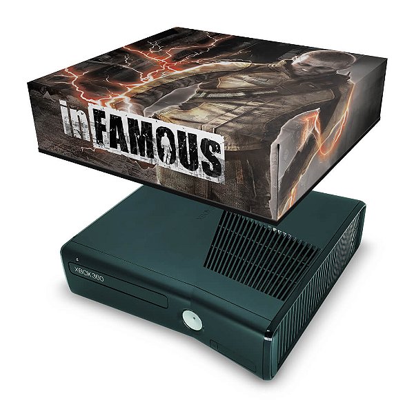 Xbox 360 Slim Capa Anti Poeira - Infamous