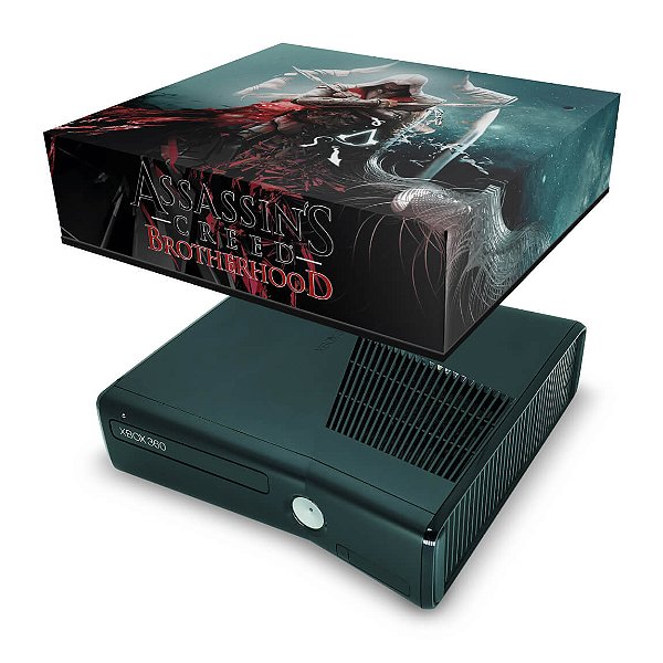 Xbox 360 Slim Capa Anti Poeira - Assassins Creed Brotherwood #C