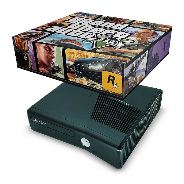 Xbox 360 Slim Capa Anti Poeira - Gta V