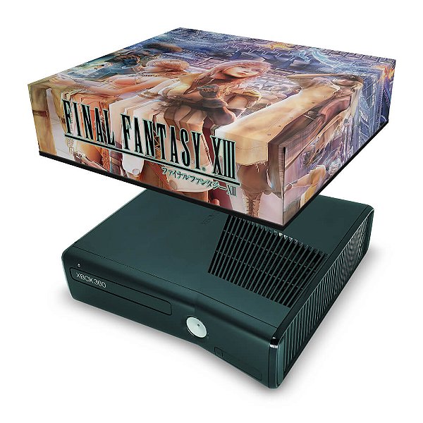 Xbox 360 Slim Capa Anti Poeira - Final Fantasy Xiii #b