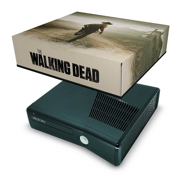 Xbox 360 Slim Capa Anti Poeira - The Walking Dead #b