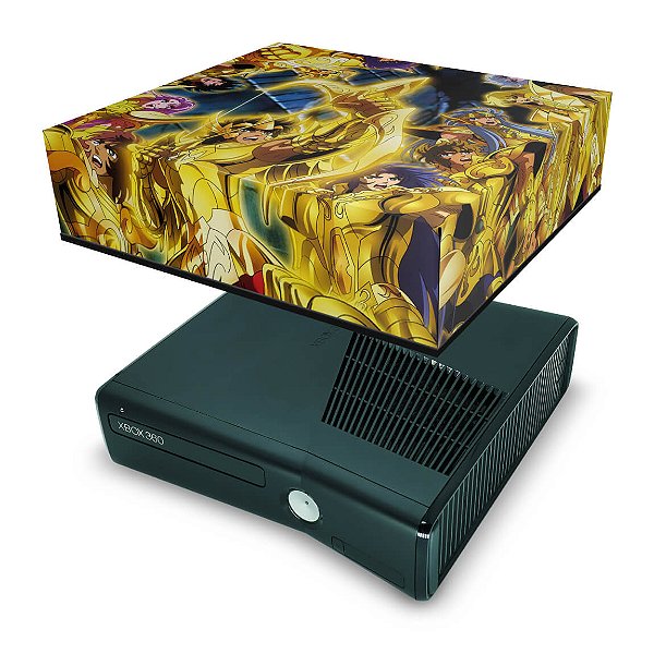 Xbox 360 Slim Capa Anti Poeira - Saint Seya