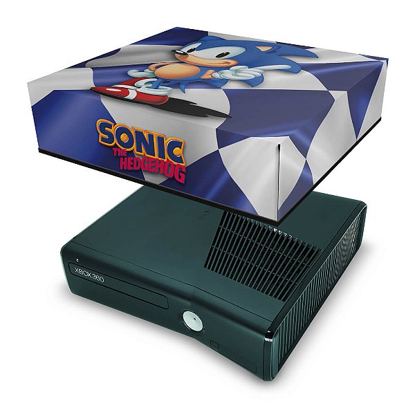 Xbox 360 Slim Capa Anti Poeira - Sonic The Hedgehog