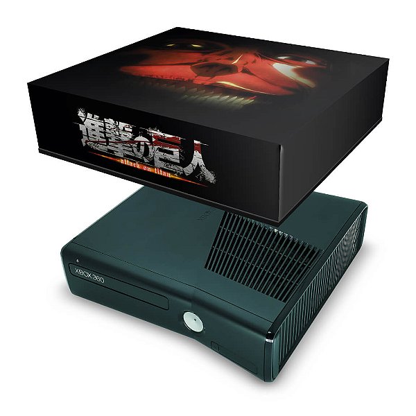Xbox 360 Slim Capa Anti Poeira - Attack On Titan #b