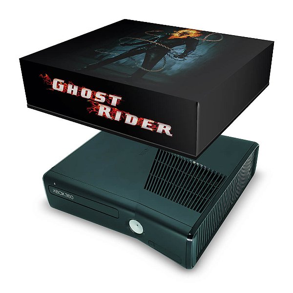 Xbox 360 Slim Capa Anti Poeira - Motoqueiro Fantasma B