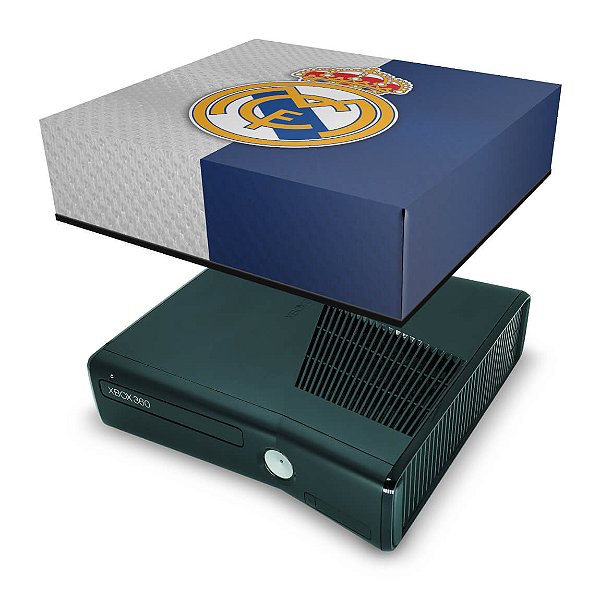 Xbox 360 Slim Capa Anti Poeira - Real Madrid Fc