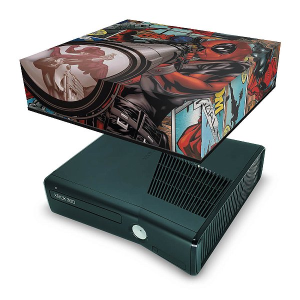 Xbox 360 Slim Capa Anti Poeira - Deadpool