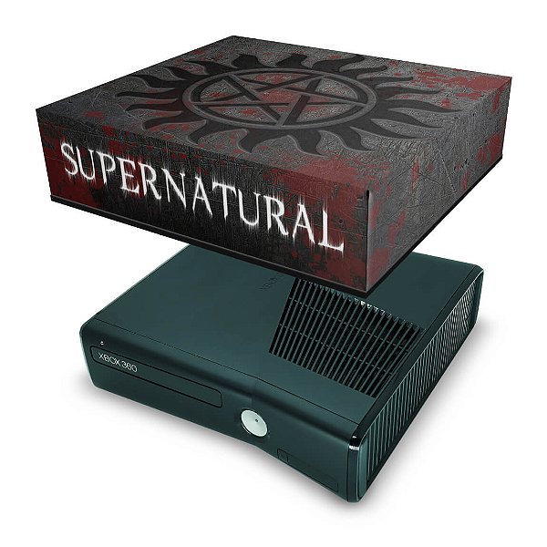 Xbox 360 Slim Capa Anti Poeira - Sobrenatural