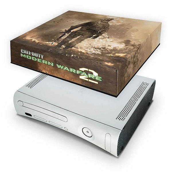 Xbox 360 Fat Capa Anti Poeira - Modern Warfare 2