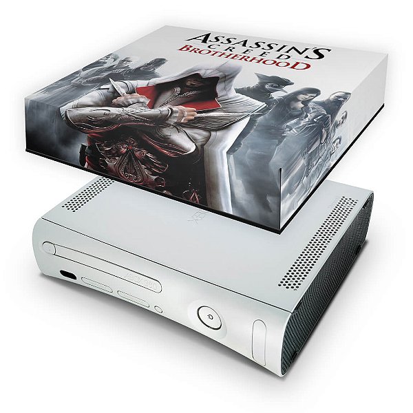 Xbox 360 Fat Capa Anti Poeira - Assassins Creed Brotherwood #B